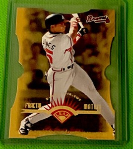 1997 Leaf Andruw Jones Fractal Matrix Z-Axis GOLD Die Cut Rookie RARE SP MINT