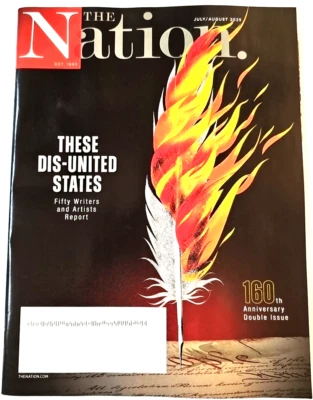 The Nation Magazine 2025 J/A ~160th Anniv. Double Issue ~These Dis-United States Foto 1 de 4