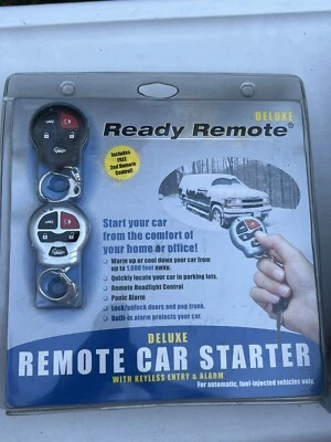 Ready Remote Deluxe Car Starter Automatic Fuel Injected Up to 800 Feet Away  - Image 1 of 2