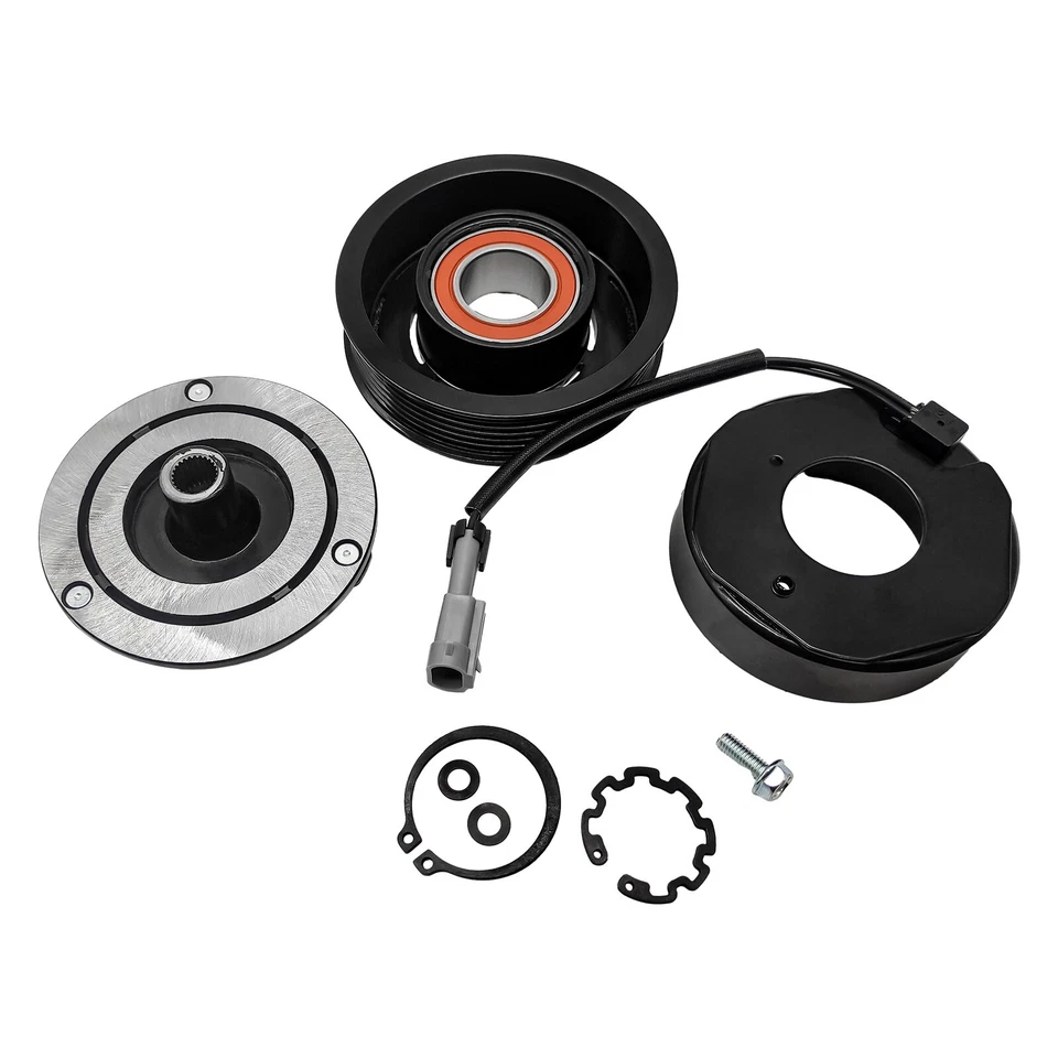 Kit de polea de embrague de compresor de aire acondicionado para GMC Sierra 2500 HD F2002-2013 8 CIL 6,6 L Foto 1 de 4