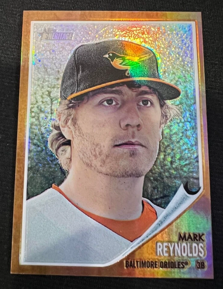 MARK REYNOLDS Orioles 2011 Topps Heritage Chrome Refractor #C8 MLB #381/562 - Image 1 of 1