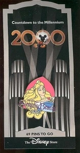 HTF OLD Disney pin Countdown to the Millennium Series #70 Sleeping Beauty Asleep - Picture 1 of 2