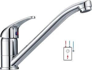 Niederdruck Armatur Küche Küchenarmatur Aus Messing, 360° Drehbar Wasserhahn  - Bild 1 von 12