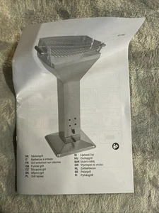 Columna Barbacoa Carbón con Base de Acero 92 cm x 52 cm x 38,5 cm Barbacoa Carbón - Imagen 1 de 4