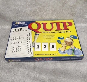 QUIP Fast Action Math Fun CREATIVE TOYS USA Game Educational Math Learning Facts - Picture 1 of 2
