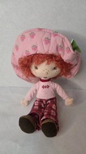 ERDBEER SHORTCAKE PUPPE VINTAGE 90er 2000er Ära. Soft Rag  - Bild 1 von 8