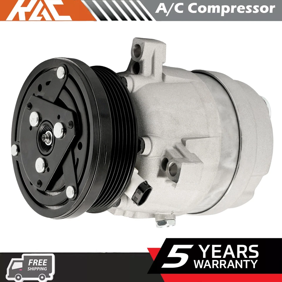 A/C Compressor & Clutches For Chevy Impala 2000-2003 Buick Regal 3.8L 1996-2004 - Image 1 of 4