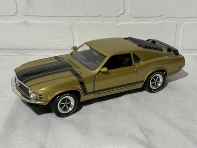 1:18 Ertl Lane 1970 Boss 302 Mustang Aztec Gold 1 of 2500 No Box - Image 1 of 4