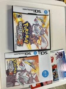 Case and Manual Only NO GAME Pokemon White Version 2 Nintendo DS Authentic - Picture 1 of 5