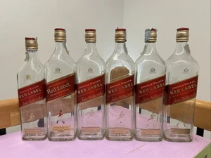 Whisky Johnnie Walker Red Label - 6 Bottiglie Vuote - Foto 1 di 6