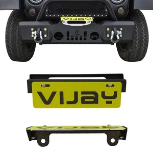 Vijay Textured Black flip License Plater Holder - Picture 1 of 7