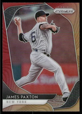 2020 Panini Prizm Prizms красный оранжевый No87 Джеймс Пэкстон — BB - Изображение 1 из 2