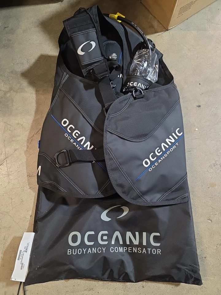 Chaleco de Buceo Oceanic Ocean Sport Compensador de Flotabilidad Buceo EE. UU. Talla M ¡NUEVO! Foto 1 de 1