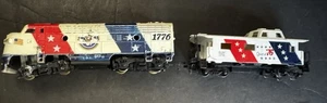 Tyco Spirit Of 76 Train Set Locomotive and Caboose HO Train VINTAGE - Picture 1 of 15