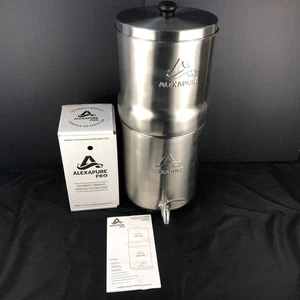 Alexapure Pro Stainless Steel Water Filter Purification System w/ Sealed Filter - Picture 1 of 8