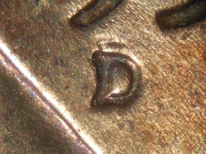 HIGH GRADE MINT ERROR 1956-D LINCOLN WHEAT CENT RPM#3  AU/RB - Picture 1 of 3