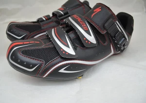 Hombres ESPECIALIZADOS Elite RD Negro Rojo Ciclismo Ciclismo Zapatos Botines Talla 10 EE. UU. 43 UE - Imagen 1 de 11