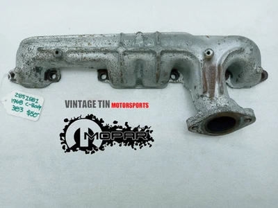 OEM Mopar 1968 C-Body Chrysler Plymouth Dodge 383 LH Exhaust Manifold 2851881 Foto 1 de 4