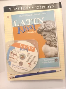 Latin Alive Book 2 Teachers Edition and Test Packet - Picture 1 of 1