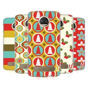 HEAD CASE DESIGNS RETRO CHRISTMAS HARD BACK CASE FOR MOTOROLA PHONES 1 - Picture 1 of 12