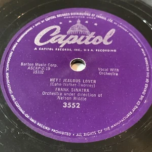 Frank Sinatra Hey Jealous Lover / You forgot all the words 78 rpm record CANADA! - Picture 1 of 4