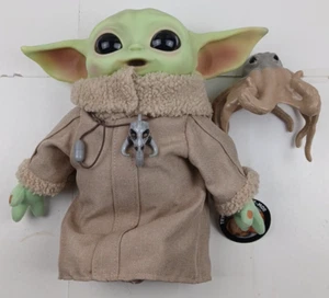 The Mandalorian Star Wars Child Grogu 11" Mattel Plush Doll Sound Squid Toy 2021 - Picture 1 of 10