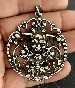 925 Sterlingsilber Dämonenanhänger (X38) - Bild 1 von 5