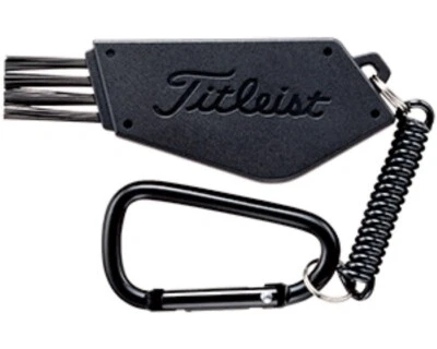 Titleist Golf Club Care Cleaning Brush TLCCB01 with hook Black FedEx - Image 1 of 2