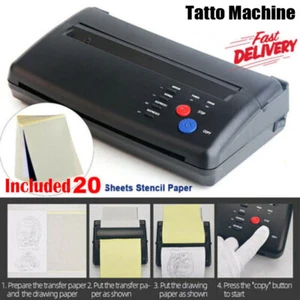 Tattoo Thermo Schablone Maker Tattoo Transfer Kopierer Drucker Maschine A4 & A5 Papier - Bild 1 von 15