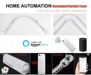 100-550cm*Customised*Remote Control/Motorised/Electric/work with Alexa - Picture 1 of 3