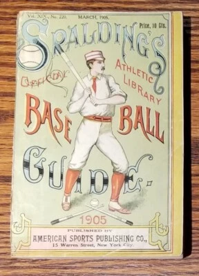 1905 Spalding's Official Baseball Guide - Image 1 of 4
