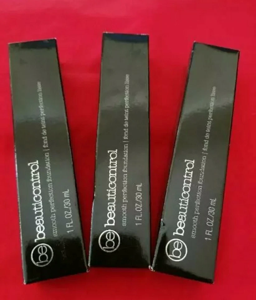 Beauticontrol Smooth Perfection Foundation Lot Of 3  1 FL.OZ. Shade Y5  - Image 1 of 1
