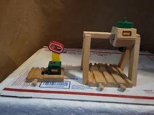 Brio Crane Wooden Train Railway OverheadMagnetDoubleTrackBrio SignalPhotosDesc - Picture 1 of 11