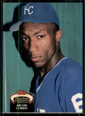 1992 Stadium Club Archie Corbin #473 Kansas City Royals - Image 1 of 2