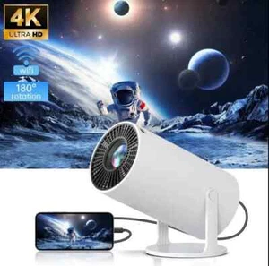 Portable Projector 4K HD 5G Wired HDMI Smart Home Android 📺 - Picture 1 of 4