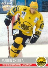 2004-05 Czech OFS plus #106 MARTIN SKOULA - HC Litvinov