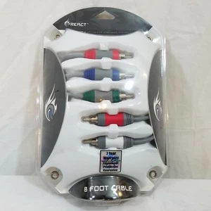 React Component Video Cable 8FT 2.4M for Nintendo Wii New Sealed - Picture 1 of 5