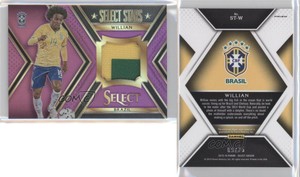 2015-16 Panini Select Stars Memorabilia Purple Prizm Prime /25 Willian #ST-W