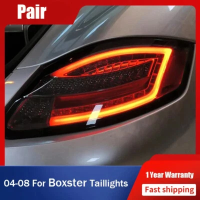 For Porsche Cayman Boxster 987 987.1 2004-2008 Tail Lights LED Sequential Signal - Image 1 of 4