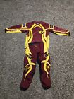Boys Small Msr Outfit Axxis Motocross Motorcycle Logo Spellout Padded