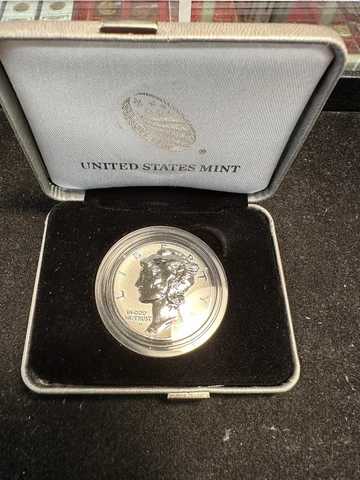 2019 W $25 American Eagle One Ounce Palladium Reverse Proof Coin Box & COA #2 Cover