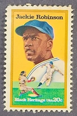 Scott #2016 US Stamp Jackie Robinson Black Heritage 20c 1982 MNH - Image 1 of 2