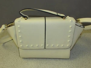 **MIRA** Hermoso Bolso de Mano MISS LULU Damas Blanco Marfil NUEVO Y Sin Usar - Imagen 1 de 7