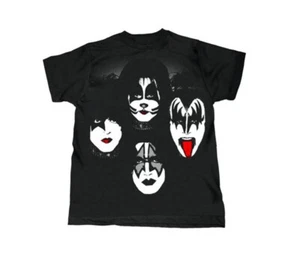 KISS cd lgo LOVE IT LOUD / FACES Official SHIRT Y-XL New OOP love gun destroyer - Picture 1 of 2