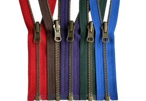 YKK #5 Medium Weight Antique Reversible “Inside/Outside” Separating 28" to 36" - Picture 1 of 7