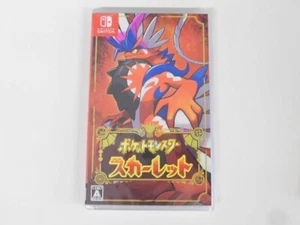 Nintendo Switch Pokemon Scarlet Japan NEW - Picture 1 of 2