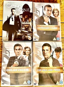 James Bond DVD Collection Double Disc Sean Connery Daniel Craig 007 Classics MI5 - Picture 1 of 6