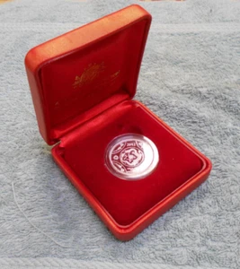 #C38.  2012 YEAR OF THE DRAGON  SILVER PROOF $1 DOLLAR COIN - NO CERT. OR BOX - Bild 1 von 5