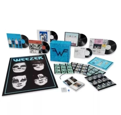 Weezer BLUE ALBUM 30th Anniversary Super Deluxe Blue Sweater 6-LP Box Set SEALED - Image 1 of 3