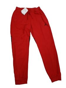 Men's Jordan Gym Red/Black Air Fleece Pants - Medium style DA9858-687 